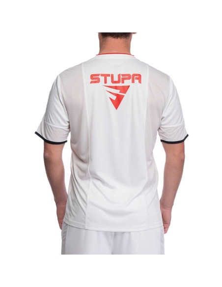 CAMISETA SIUX ELECTRA STUPA WHITE | Ofertas de pádel